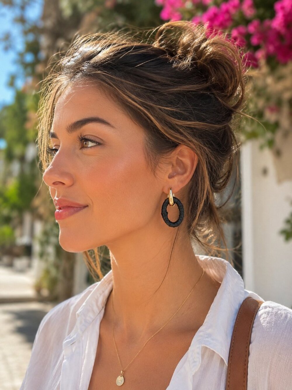 Bronwyn Oval Wrap Cut-Out Drop Earrings | Women's Statement Jewelry